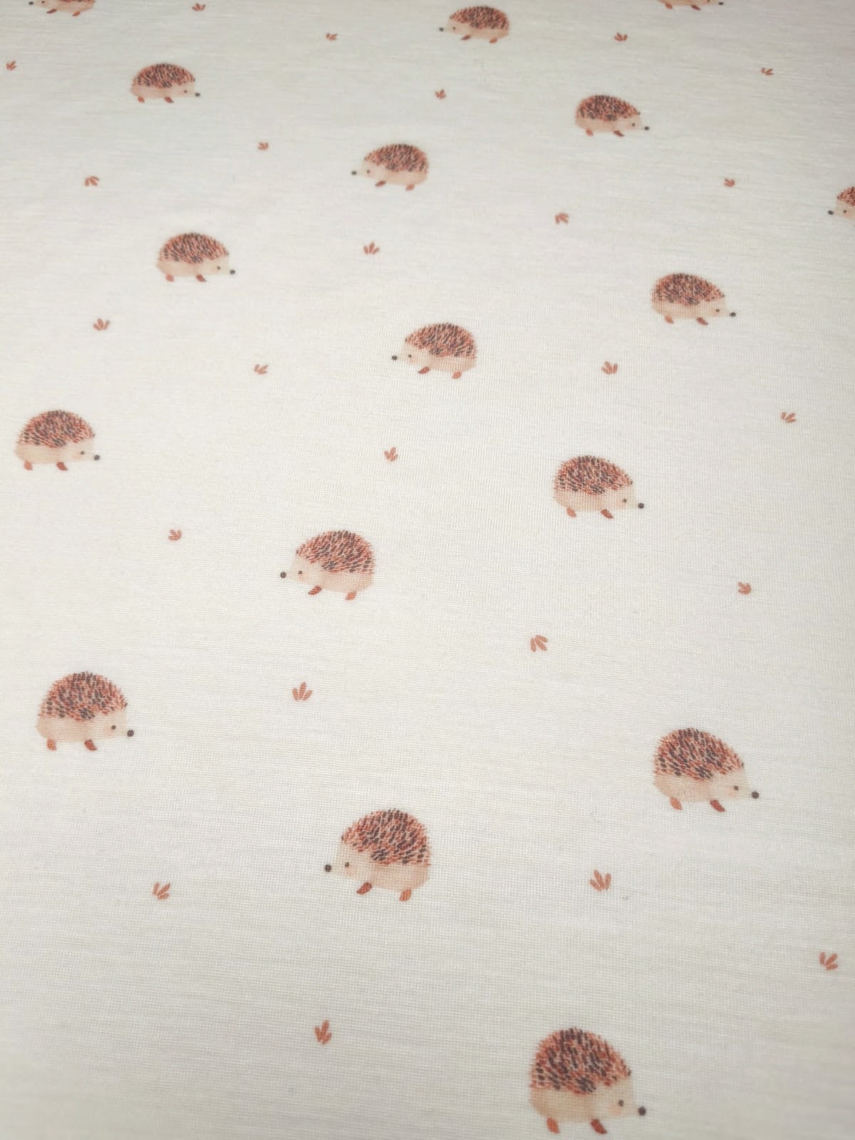 RIB DRUKOWANY 100% WEŁNA MERINO - JEŻYKI