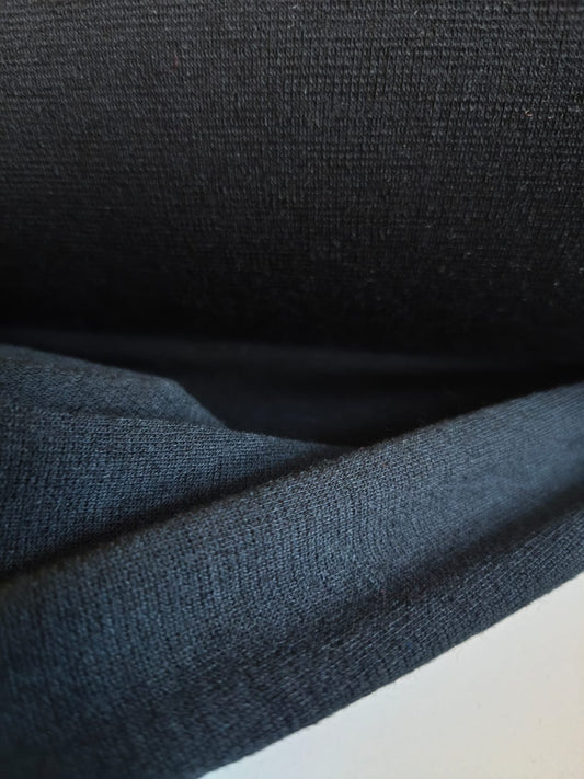 PUNTO DI ROMA 255 GSM - 100% WEŁNA MERINO - CZARNA - nowość