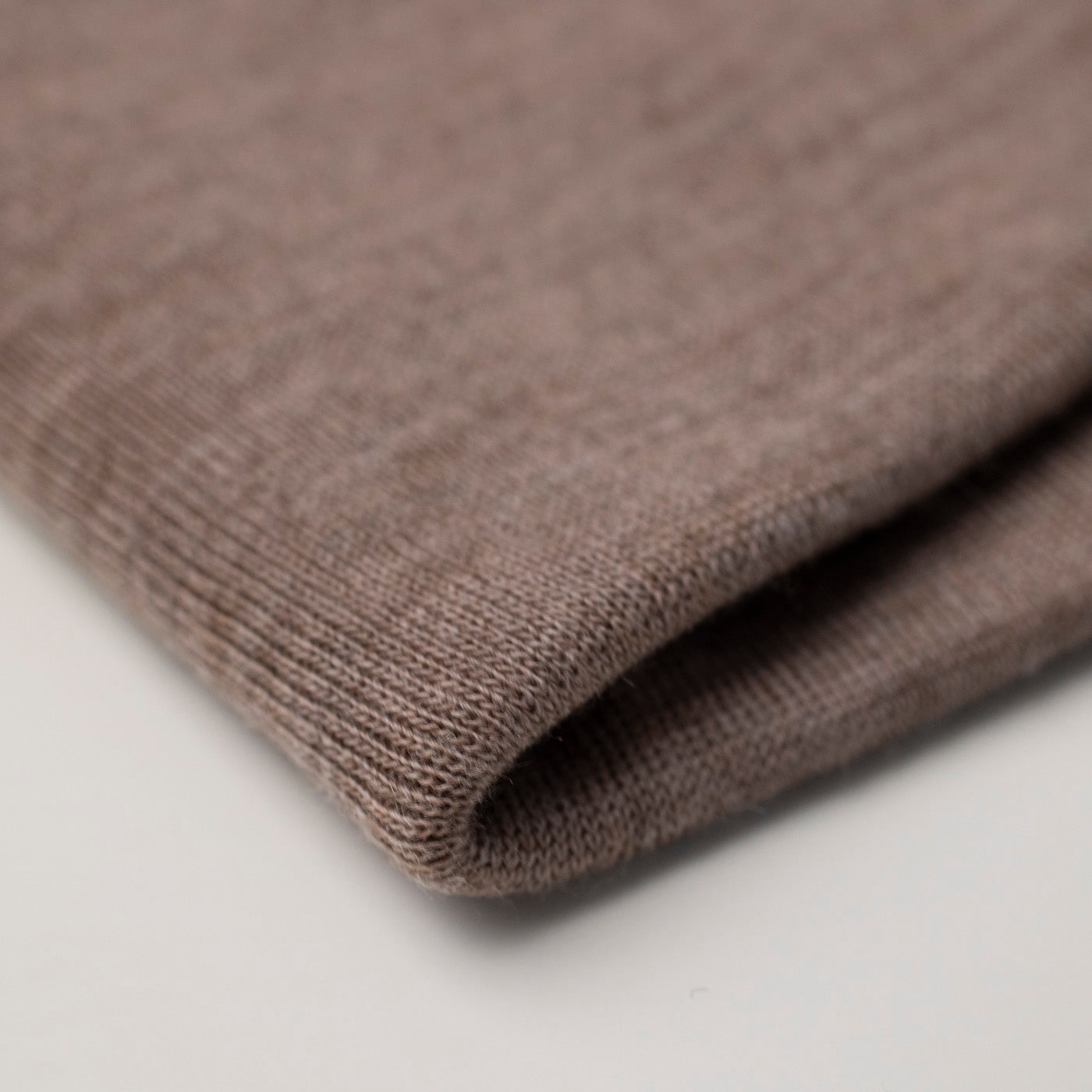 100% MERINO RIB W TUBIE KAKAO