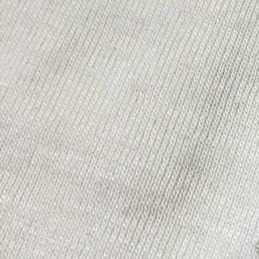 MERINO SILK RIB KNIT FABRIC OFF WHITE CREAM