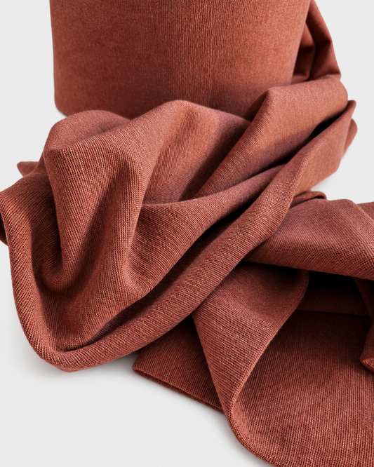 ŚCIĄGACZ RIB 1:1 MERINO GOTS 440 gsm - ANCIENT ROSE 282