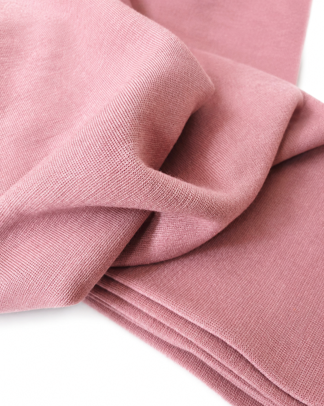 ŚCIĄGACZ RIB 1:1 MERINO GOTS 440 gsm - PUDROWY RÓŻ 400