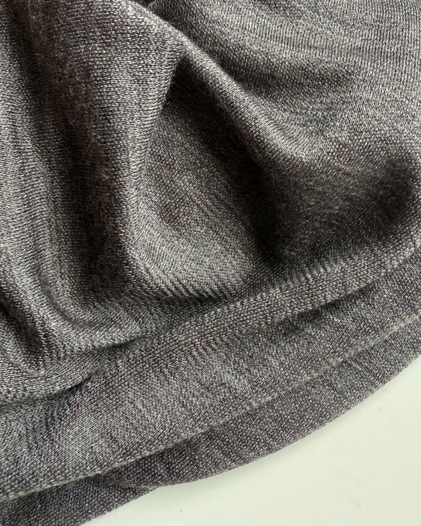 INTERLOCK 120 GSM TENCEL MERINO - SZARE ZŁOTO!