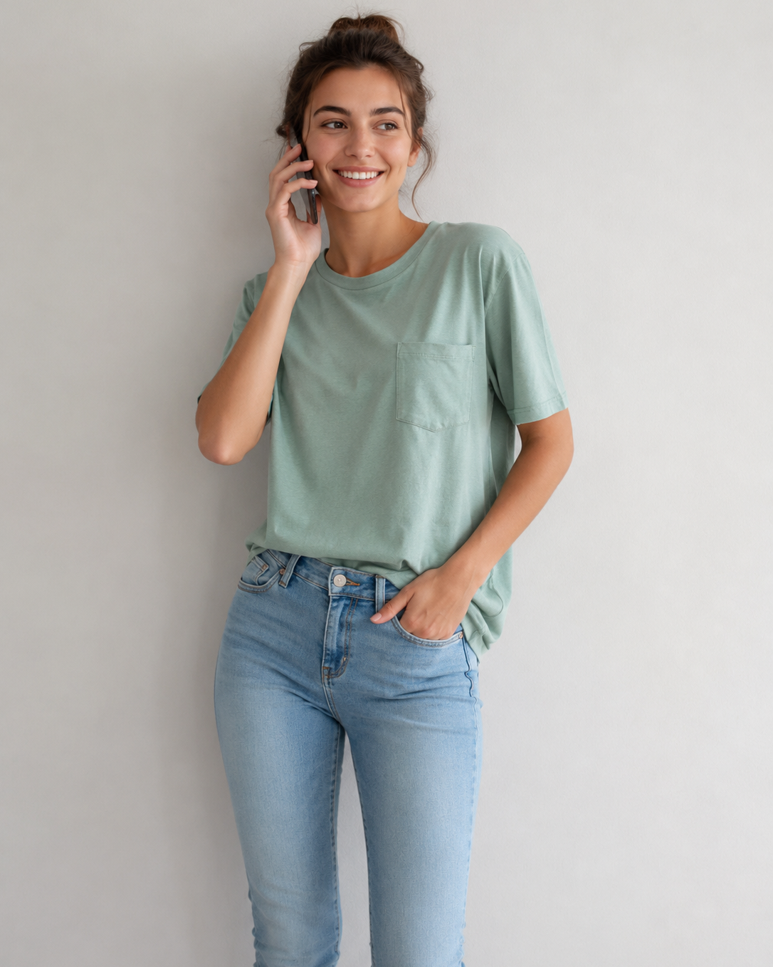 SINGLE JERSEY 100% MERINO MIĘTA 160 GSM Summer Wool
