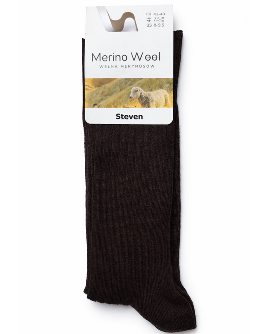 Merino wool socks 41/43 striped black