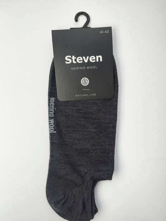 Stopki z wełny merynosów 41/43 grafitowe