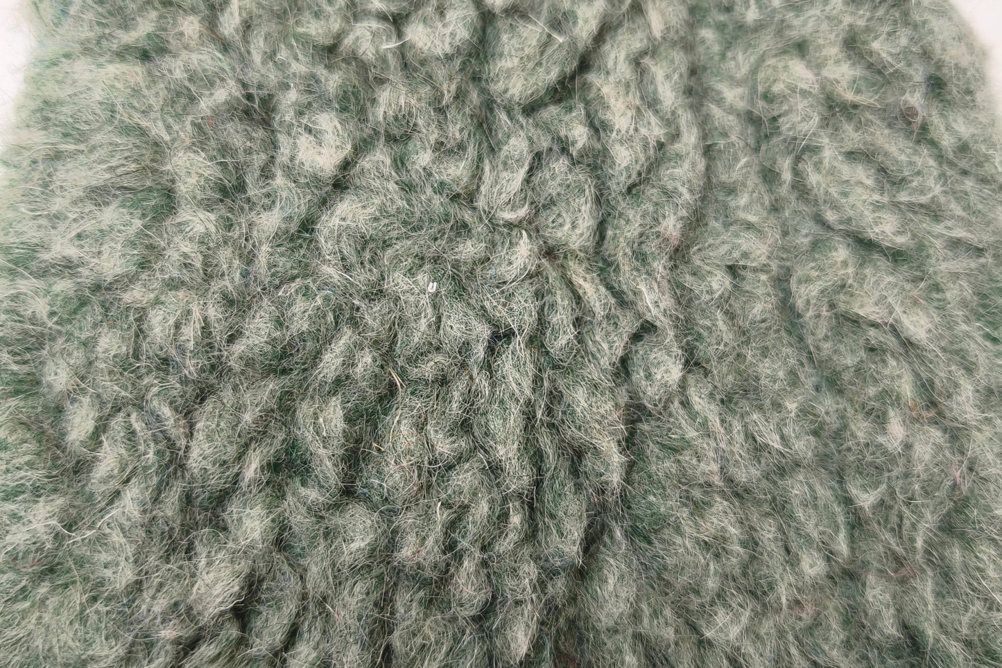 BARANEK TEDDY DZIANINA FUTERKOWA WEŁNA MERINO - OLIWKA