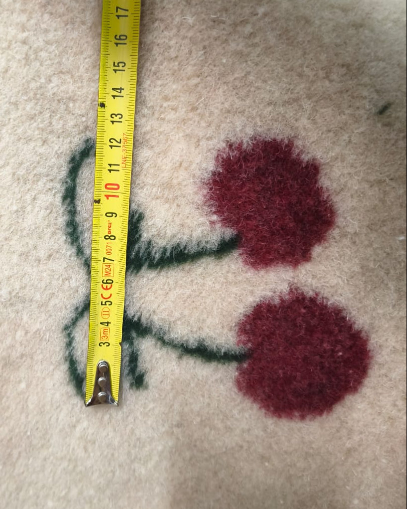 MERINO WOOL FUR FABRIC - LEOPARD - limited edition!