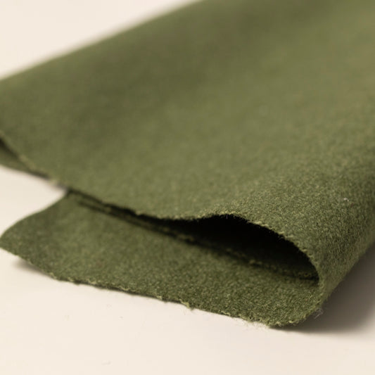 WOOL FABRIC - HERRINGBONE SPRING GREEN - 201