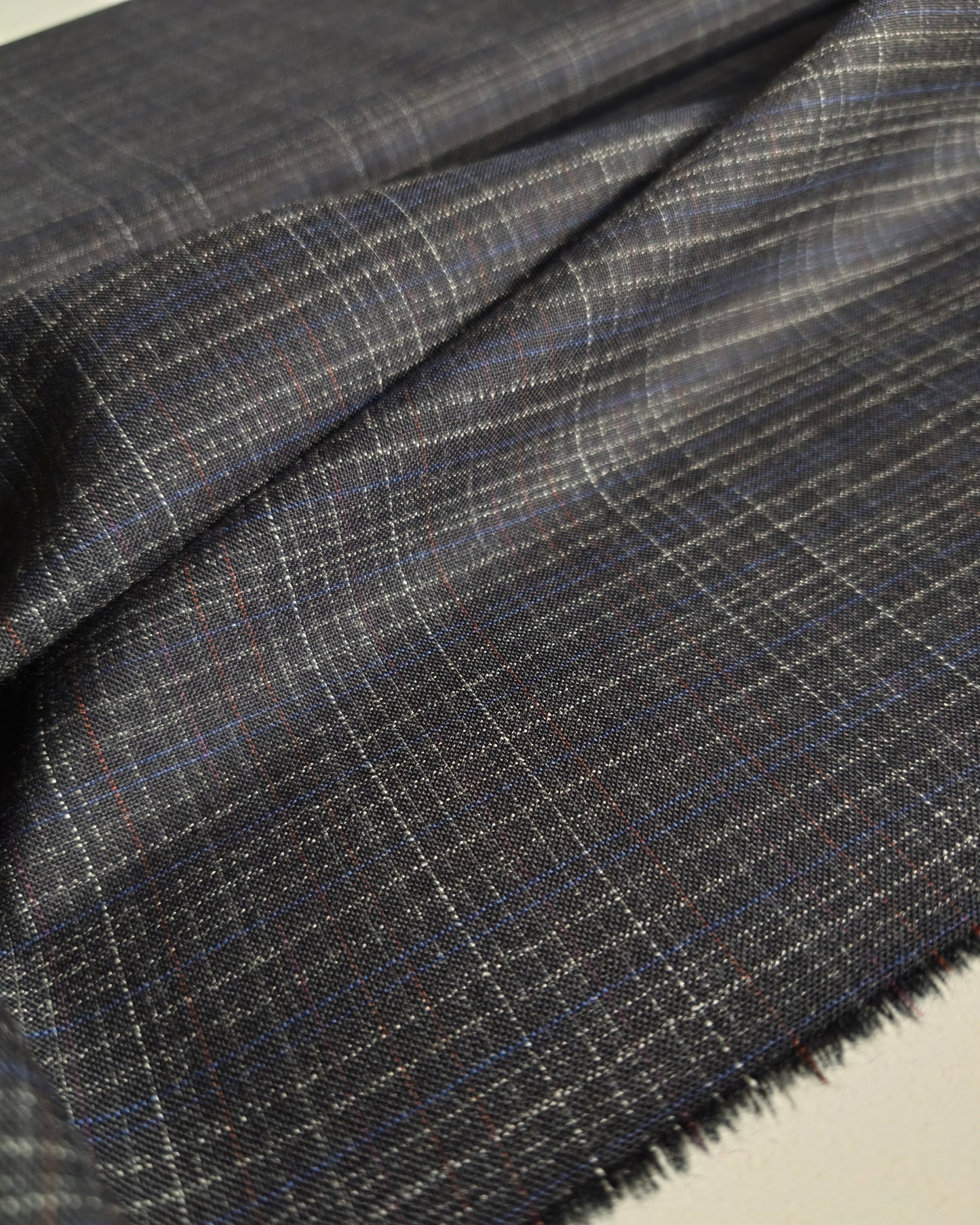 CHECKED WOOL FABRIC - 640
