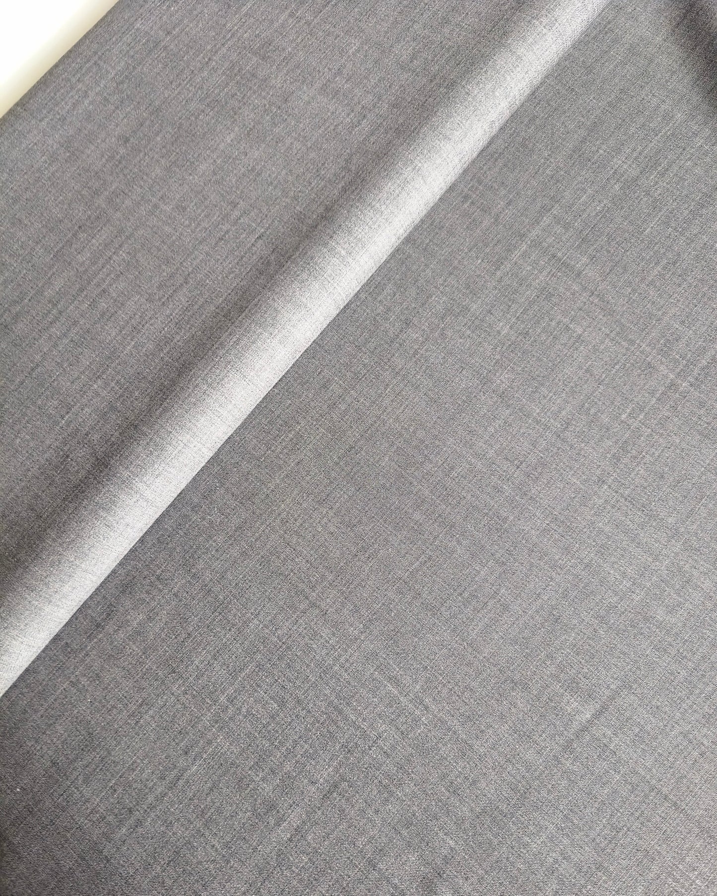 WOOL FABRIC MOUSE GREY - 638