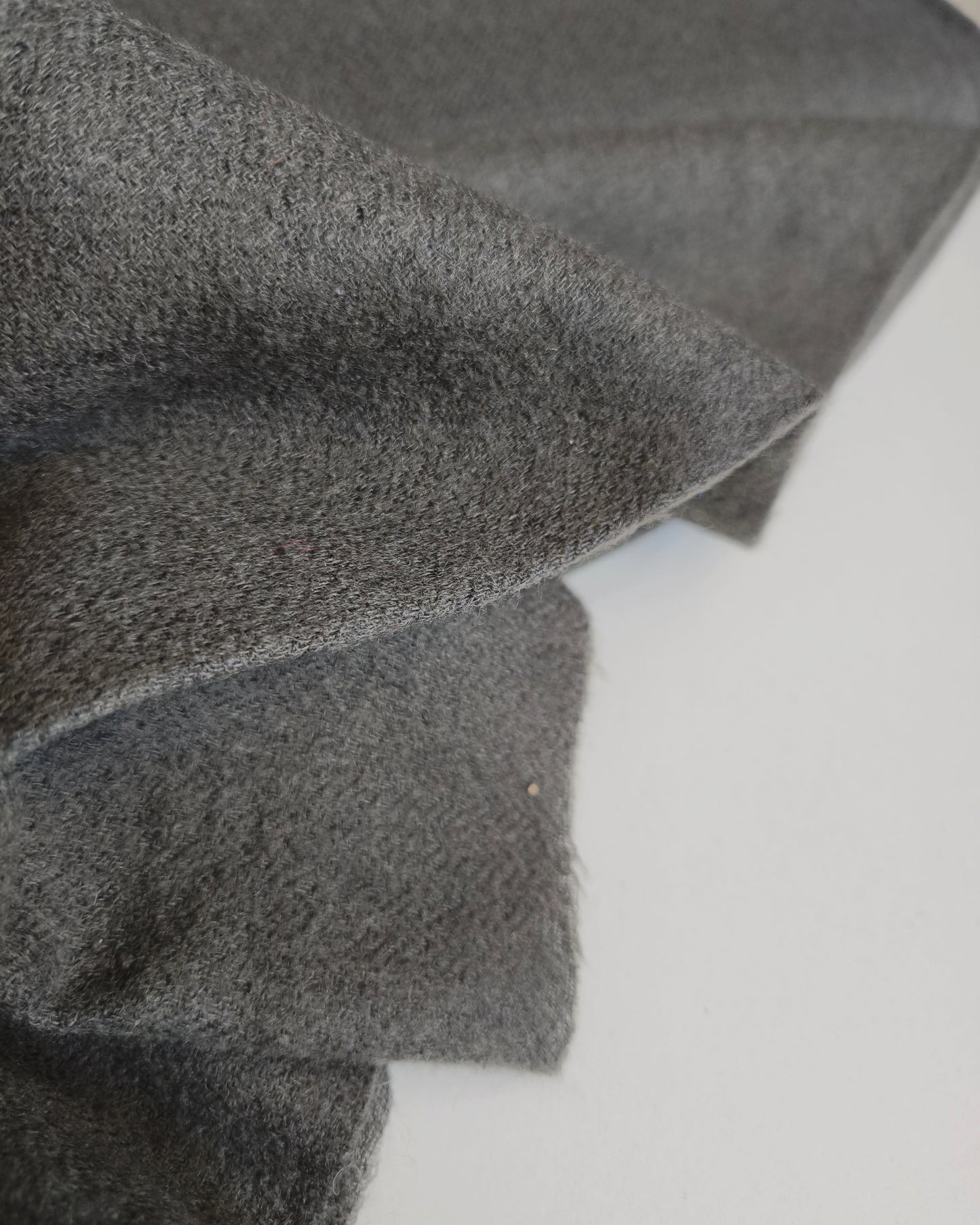 GREY-GREEN WOOL FABRIC - 610