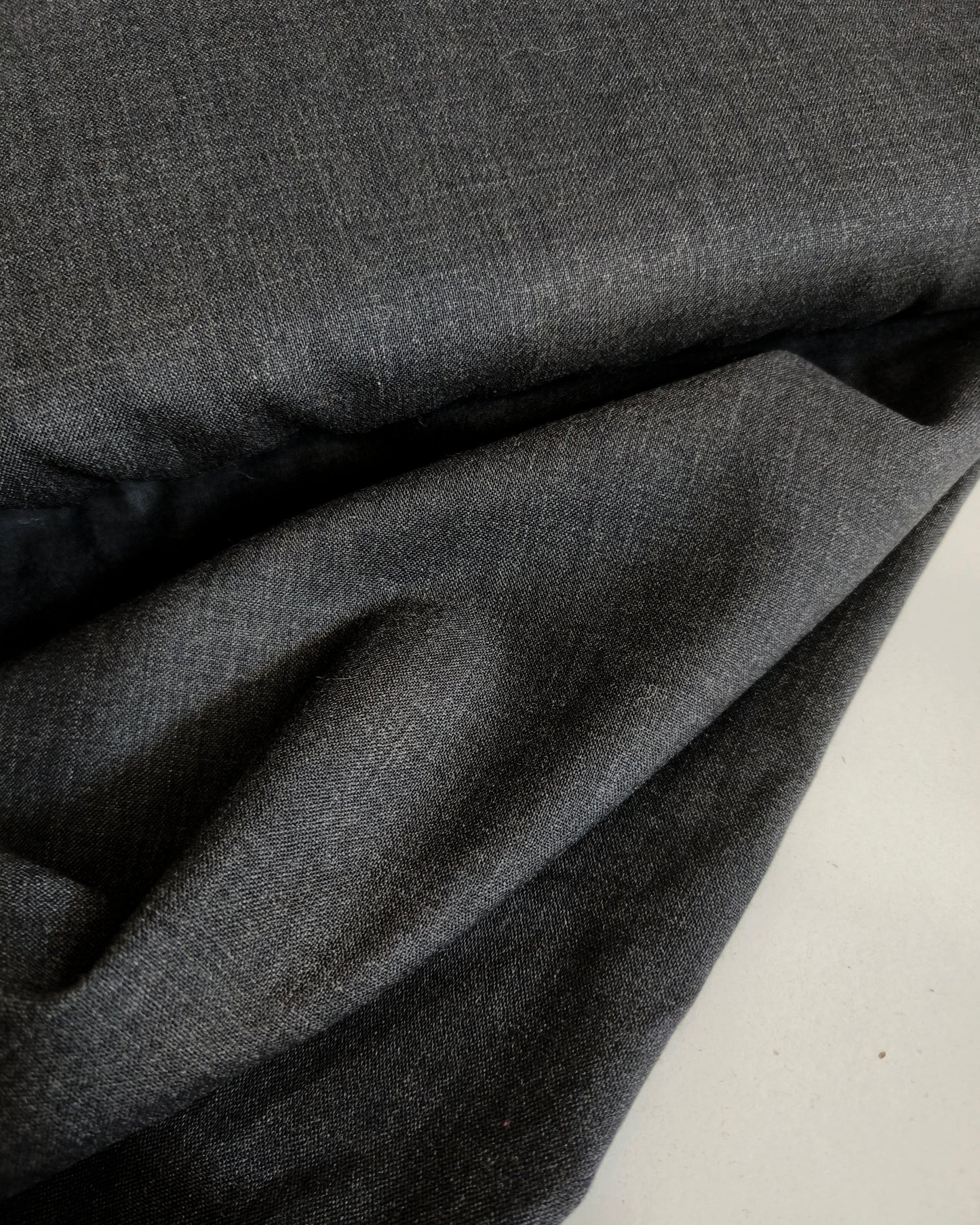 GREY WOOL FABRIC - 637