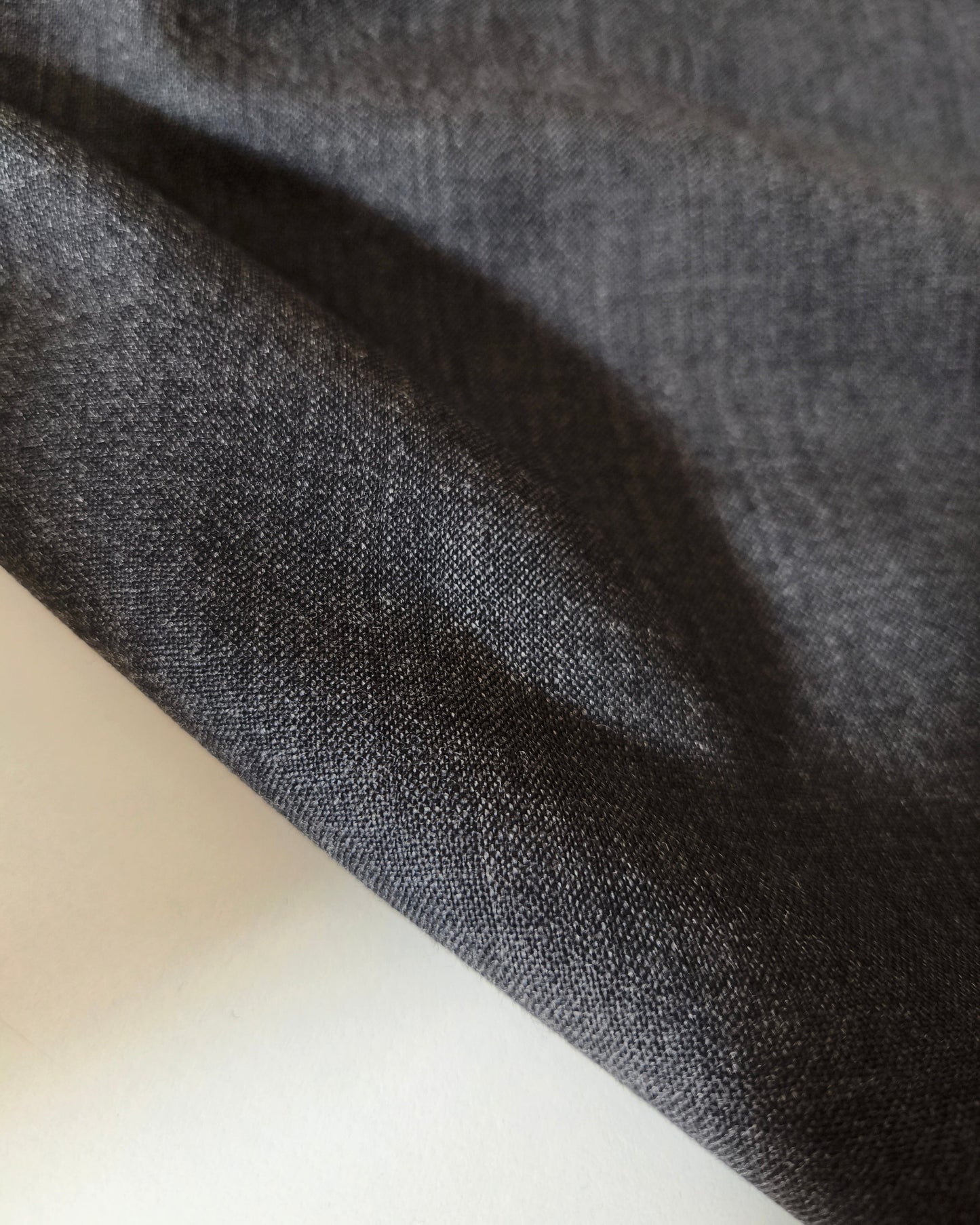 GREY WOOL FABRIC - 637