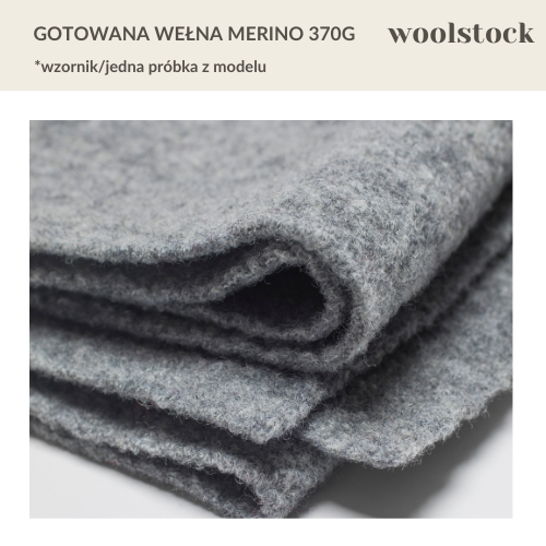 WZORNIK JAKOŚCI - WEŁNA GOTOWANA MERINO 370 GSM