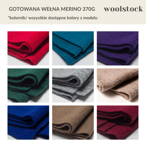 KOLORNIK - WEŁNA GOTOWANA MERINO 370 GSM