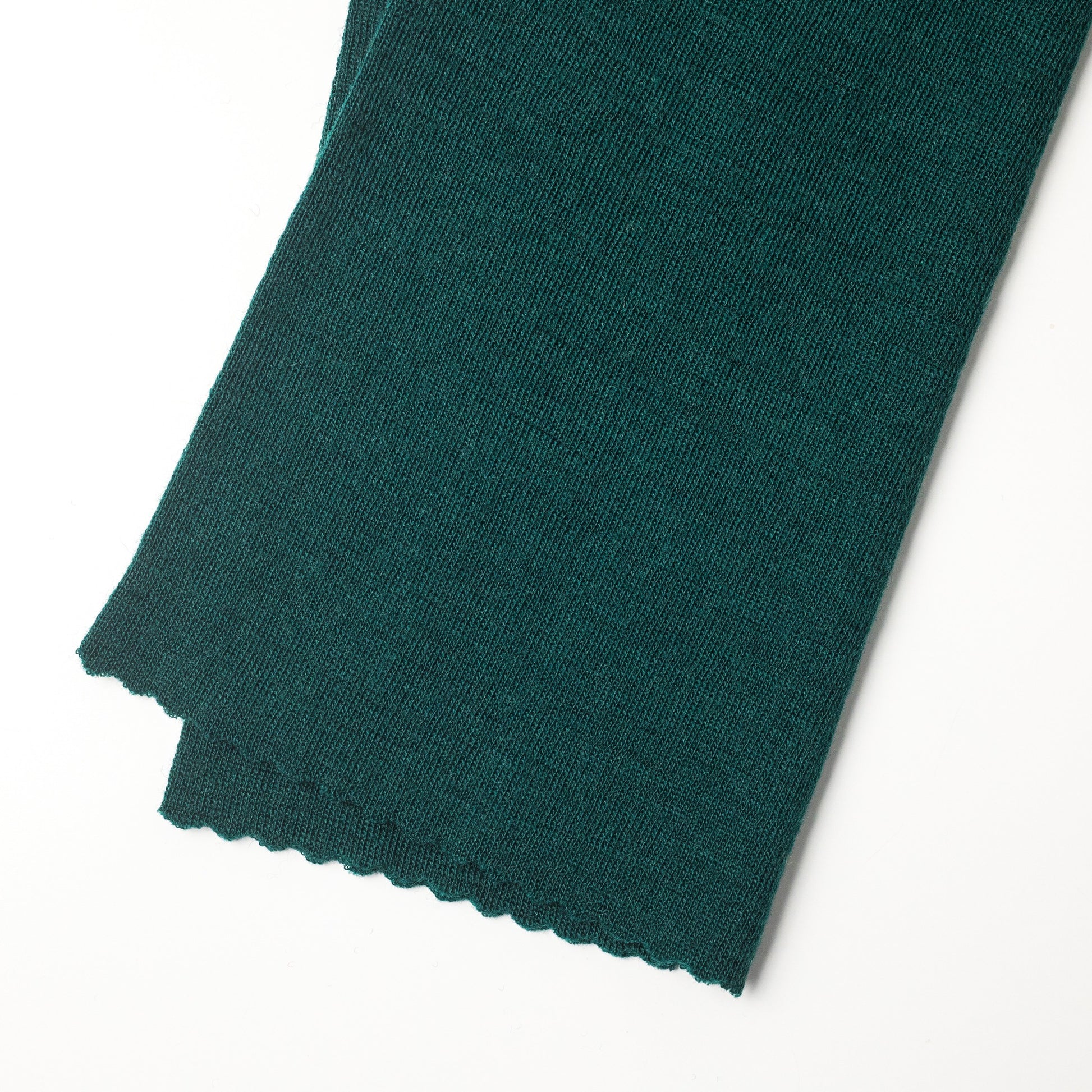 100% MERINO RIB KNIT FABRIC 180 GSM BOTTLE GREEN – Woolstock Fabrics