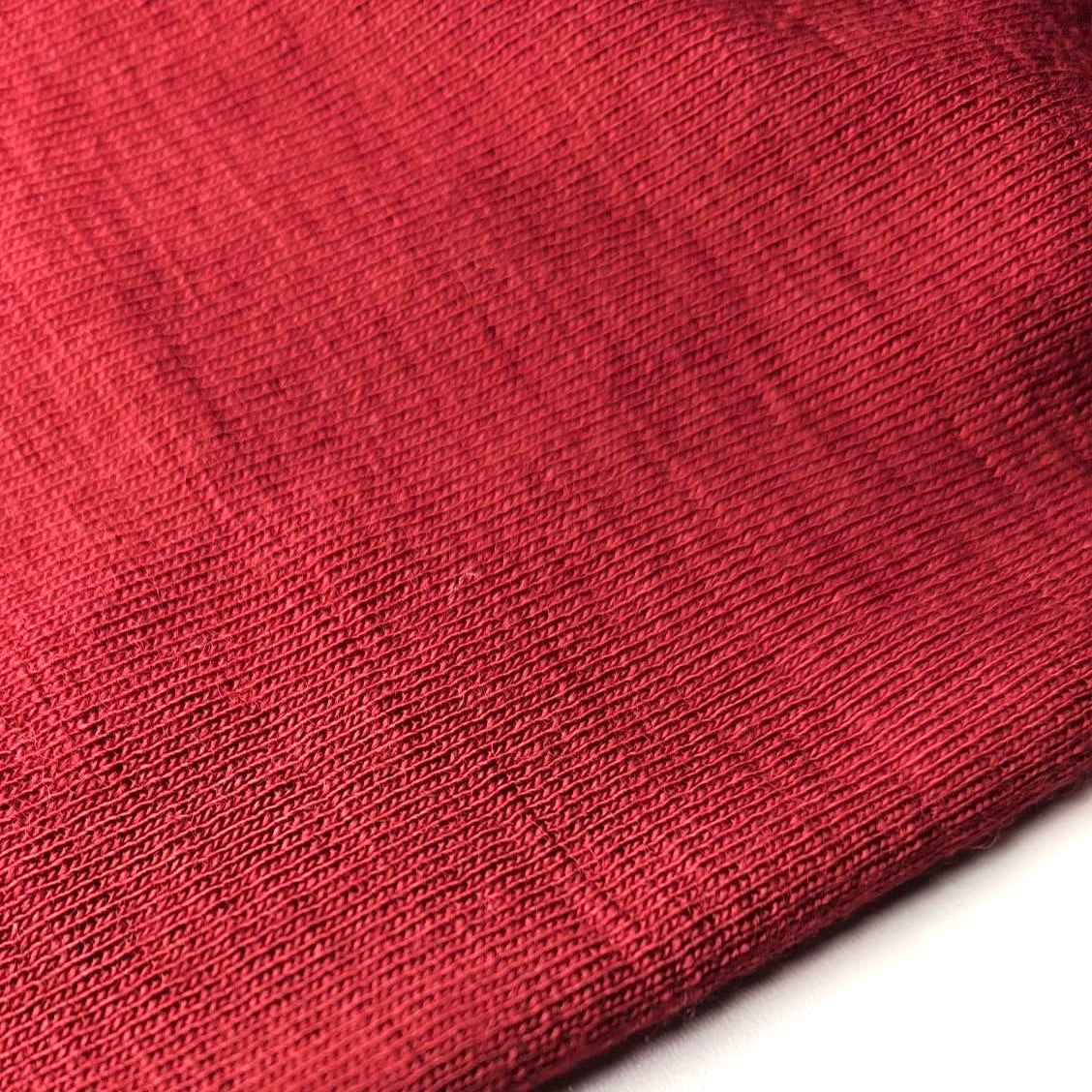 100% MERINO DZIANINA RIB METRAŻ 210 GSM - WINO 27