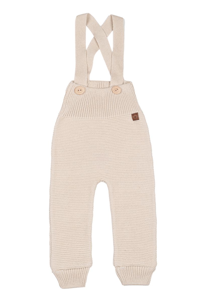 SPODENKI NA SZELKACH 100% wełna merino - BEŻ rozmiar 86